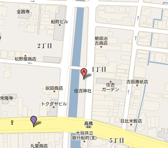 水門川城地図