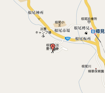 淡墨桜地図
